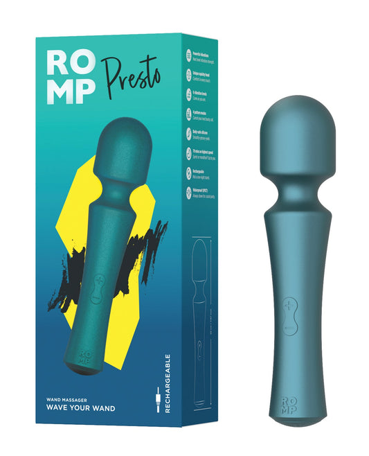 Vibromasseur baguette compact ROMP Presto - Bleu