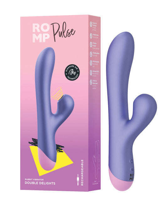 Vibromasseur lapin vibrant Romp Pulse Air Pulse - Violet 3D
