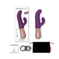 Vibrador Sassy Bunny Love to Love - Lluvia púrpura