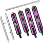 VelvetGrip Purple Adjustable Spreader Bar with Furry Straps