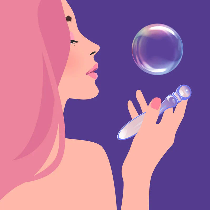 Dildo de Cuarzo Rosa Biird Cecii