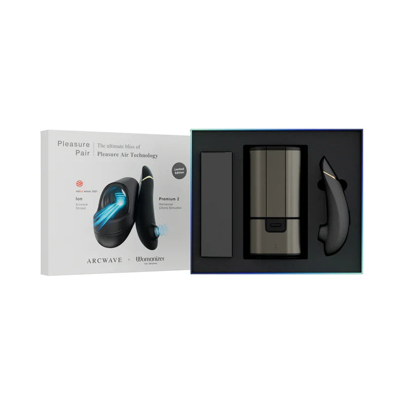 Arcwave x Womanizer Pleasure Pair Ion + Premium 2 Negro