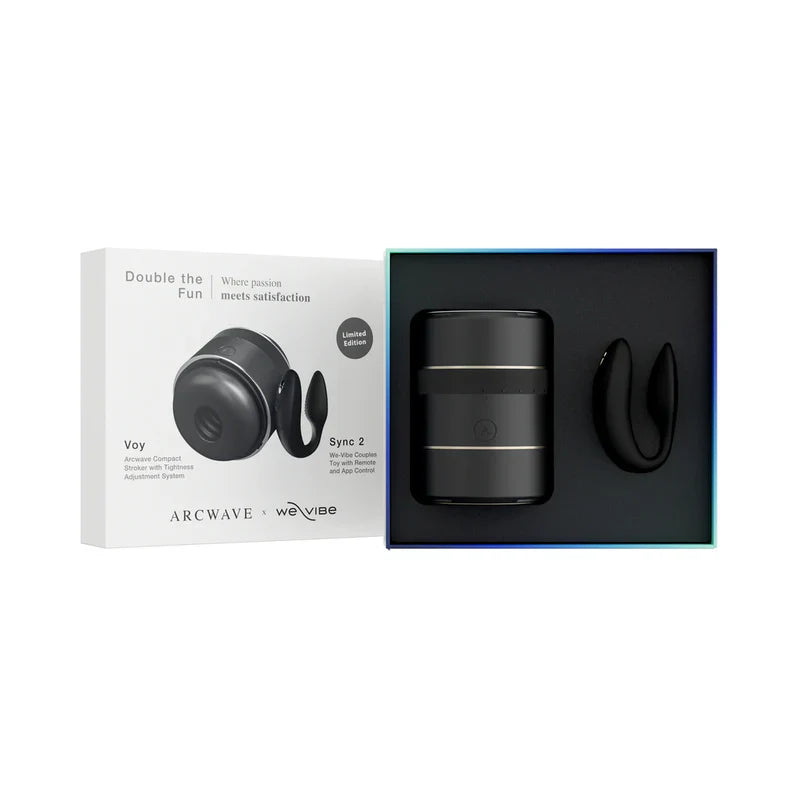 Arcwave x We-Vibe El doble de diversión Voy + Sync 2 Negro