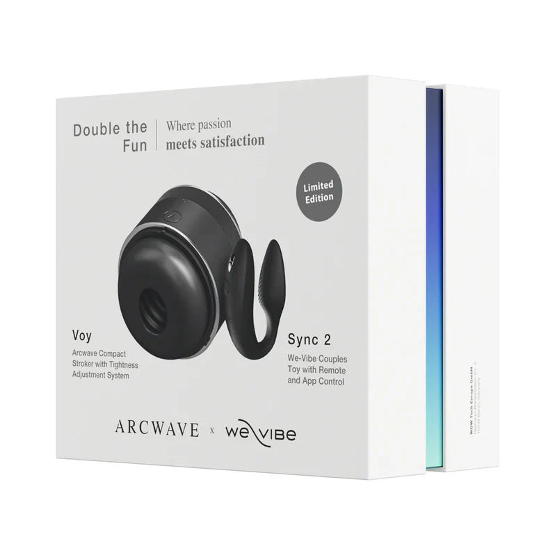 Arcwave x We-Vibe El doble de diversión Voy + Sync 2 Negro