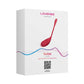 Vibrador de huevo de empuje Lovense Vulse - Rojo