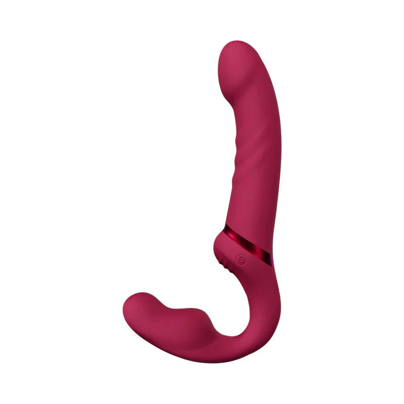 Lovense Lapis Harnais sans bretelles vibrant - Rose