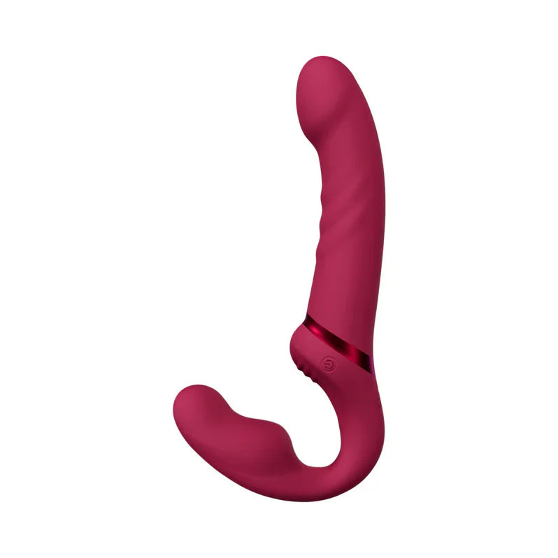 Lovense Lapis Harnais sans bretelles vibrant - Rose