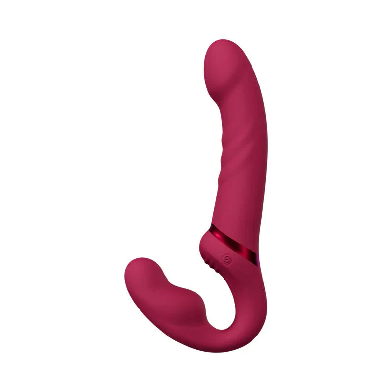 Lovense Lapis Harnais sans bretelles vibrant - Rose