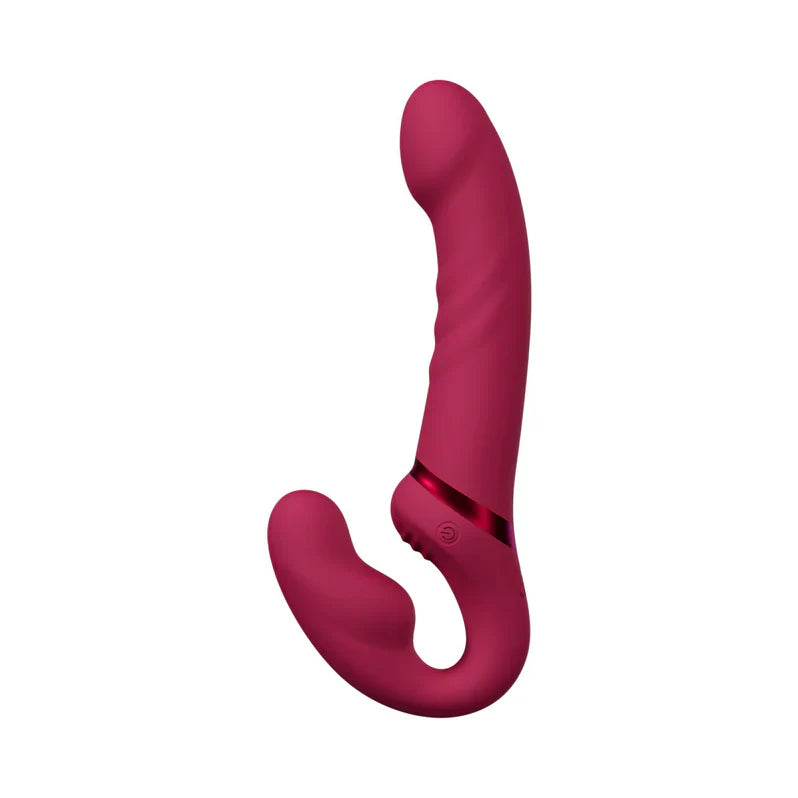 Lovense Lapis Harnais sans bretelles vibrant - Rose