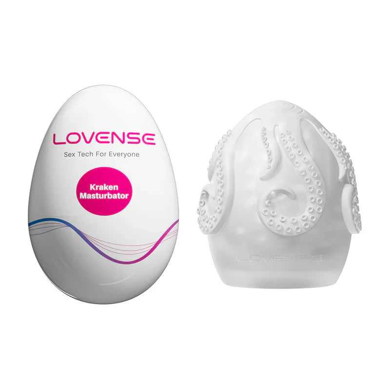 Masturbador Lovense Kraken de un huevo - Blanco