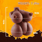 NyxaraX 7.5lb Brown 4-in-1 Sex Doll Torso TPE