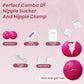 ContourFit Nipple Clamps + Sucker Set 10 Modes Remote