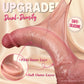 RealSkinX 9.5” Dual Density Realistic Dildo with Suction Cup