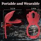 RougeFlex Anillo para el pene portátil Estimulador de clítoris App 9 modos