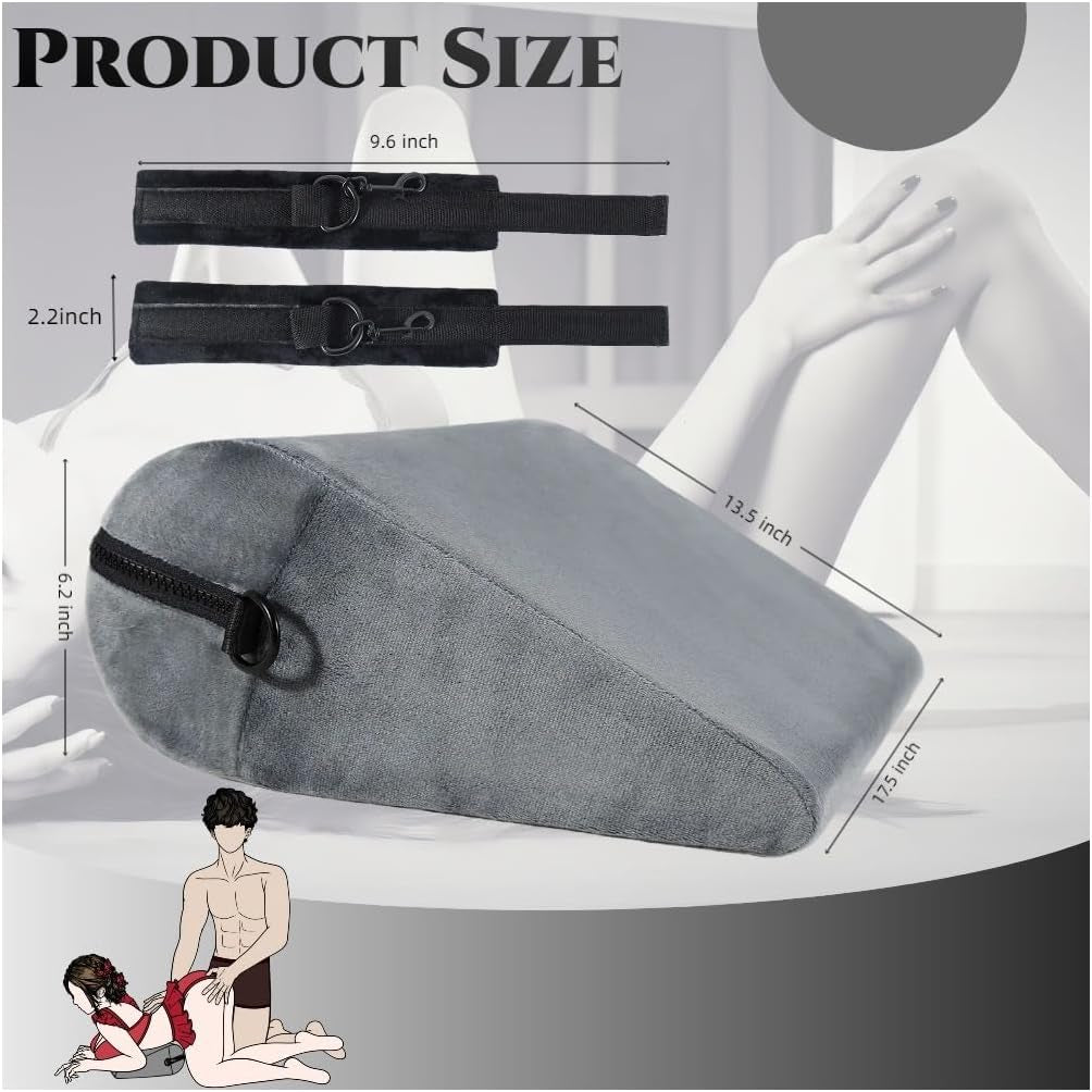 Almohada de espuma CoreBond con cuña de posicionamiento y esposas