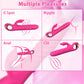 VortexPulse Thrusting Rabbit Vibrator 10 Thrust 10 Modes Silicone