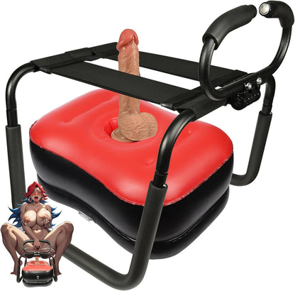 SteelBounce Adjustable Sex Chair with Handrail