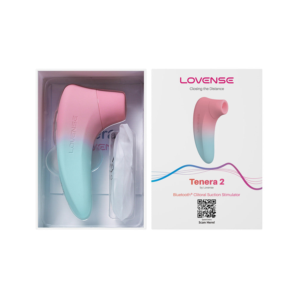 Vibreur à succion Lovense Tenera 2 - Rose/Bleu