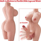 NovaCurve Torso de muñeca sexual transgénero 3 en 1 con dildo enorme
