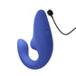 Vibromasseur Rabbit à air pulsé Womanizer Blend Pleasure - Bleu vif
