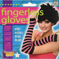 80'S Striped Fingerless Gloves