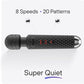 ObsidianPrism Wand Vibrator 20 Patterns 8 Speeds Waterproof