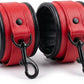 CrimsonGrip Red Adjustable Spreader Bar with Furry Straps