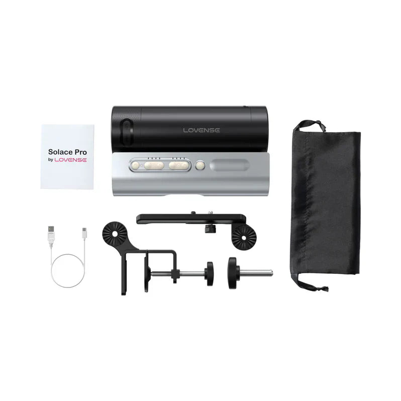 Masturbador de empuje Lovense Solace Pro - Negro