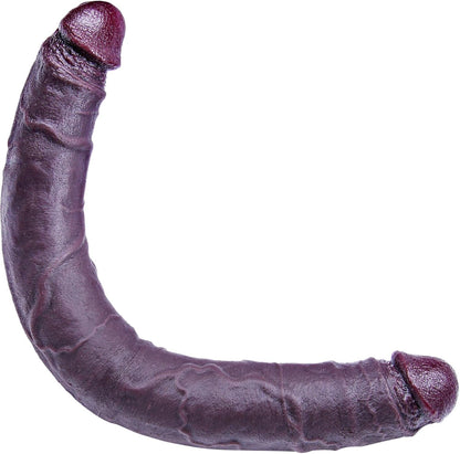 Dildo de doble extremo de silicona gruesa ObsidianCore de 19.7" XXL