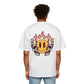 Camiseta Oversize para Hombre EA con Emoji de Fuego