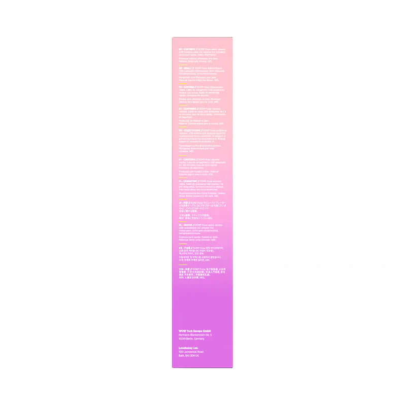 ROMP Pulse Vibrador de conejo de pulso de aire - Morado 3D