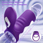 VioletCoreX Purple Cock Ring Clit Vibrator 10 Modes Dual Ring