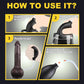 VibeJet 8.4” Squirting Vibrating Dildo 7 Modes Suction