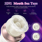Vibrador Chupador de Clítoris Rosa 3 en 1 con Control por App BloomPulse