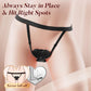 FlexSyncX Anillo para Pene Estimulador Clitoriano Portátil con Aplicación, 10 Modos