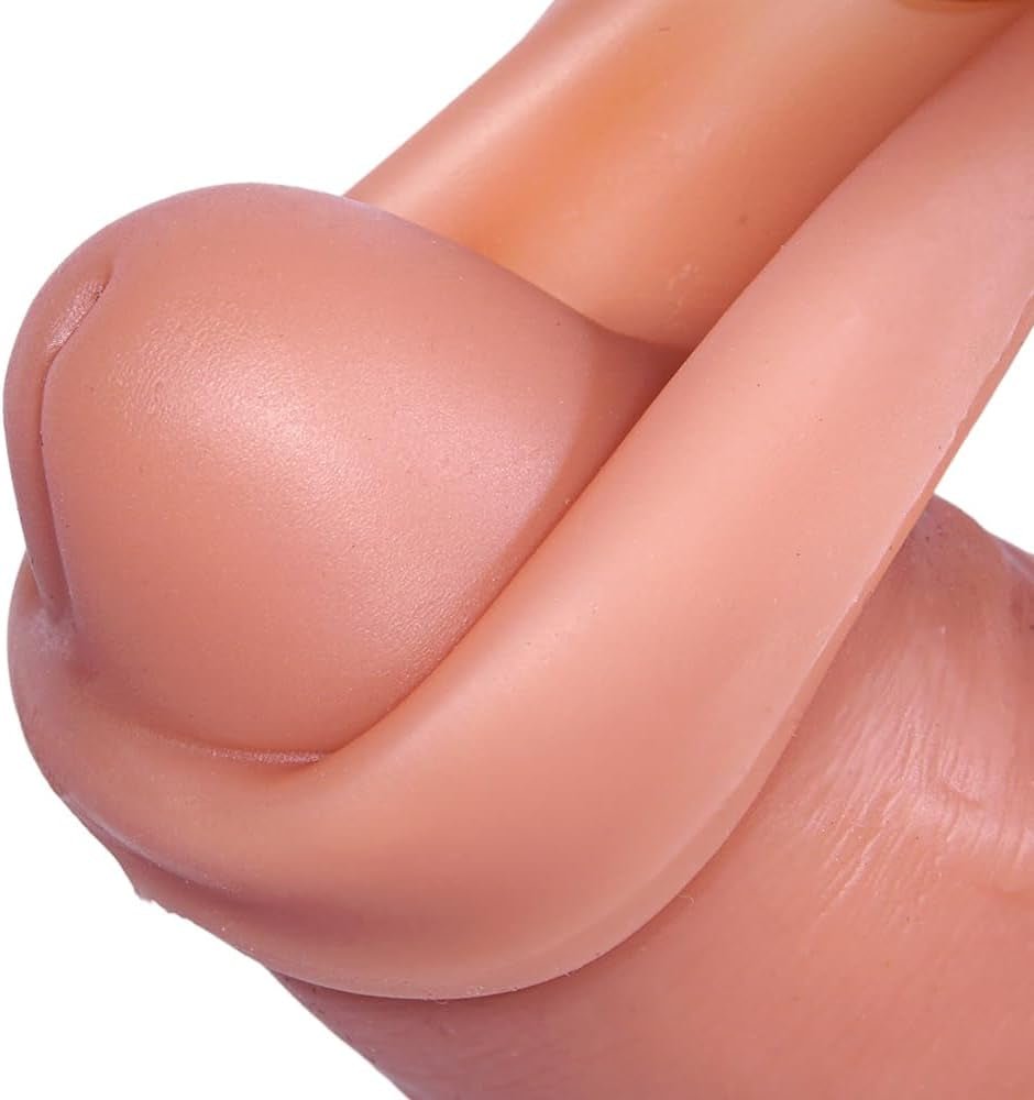 Prépuce 8 pouces Dildo réaliste en silicone avec ventouse