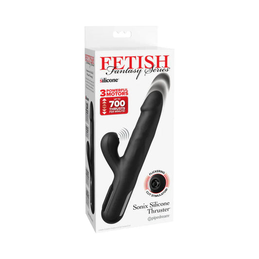 Vibromasseur Lapin Pénétrant en Silicone Sonix de la Série Fetish Fantasy