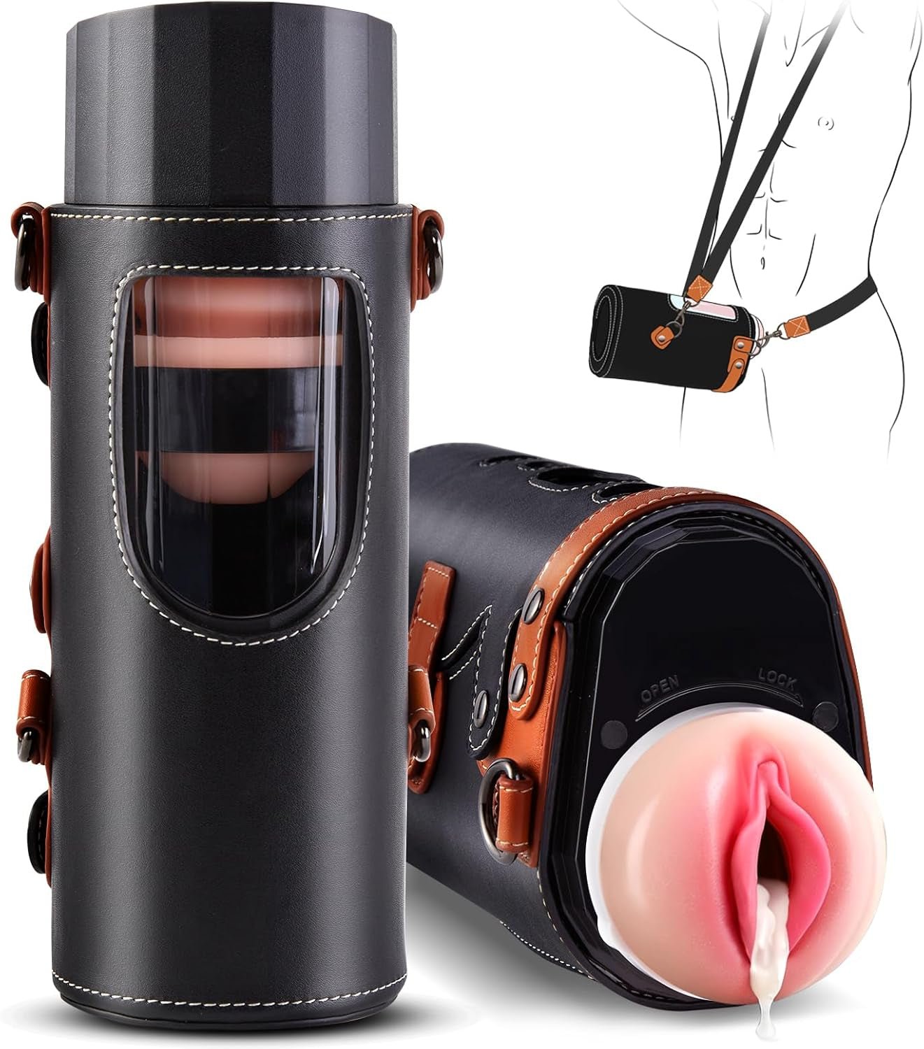 StrapSync Coño de bolsillo automático ponible 10 modos