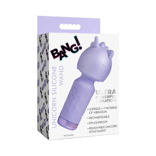 BANG! Vibrateur Baguette Licorne en Silicone