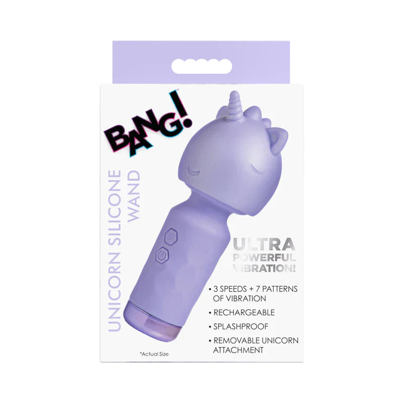 BANG! Vibrateur Baguette Licorne en Silicone