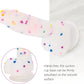 CrystalTone 7.6” Confetti Silicone Dildo Suction Cup Beginner