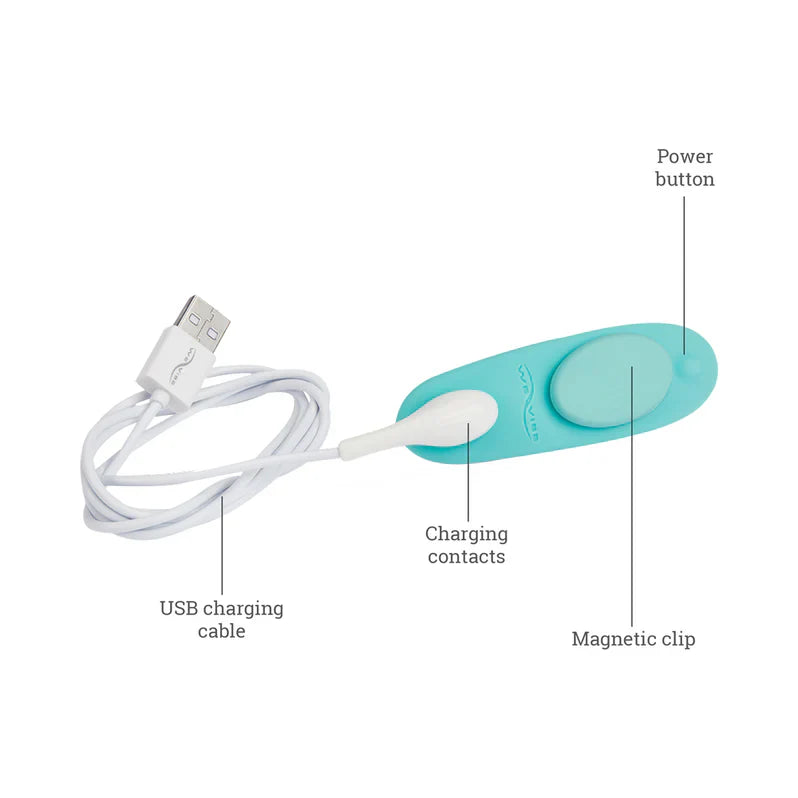 Vibrador usable para bragas We-Vibe Moxie+
