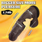EbonyTitanX 10” Ebony Realistic Dildo Dual Density Suction Cup