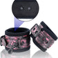 SkullFury Pink Skull Spreader Bar with Furry Straps