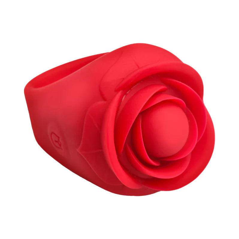 Bague de rose vibrante discrète Bloomgasm – Plaisir portable en silicone