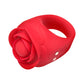 Bague de rose vibrante discrète Bloomgasm – Plaisir portable en silicone