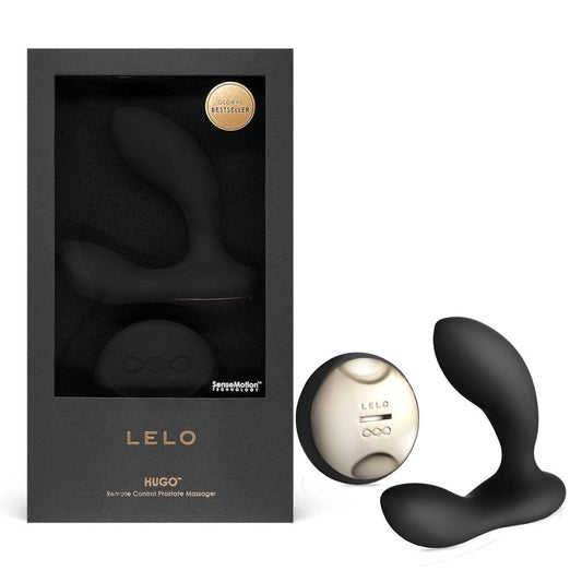 LELO Hugo Remote Control Prostate Massager - Black