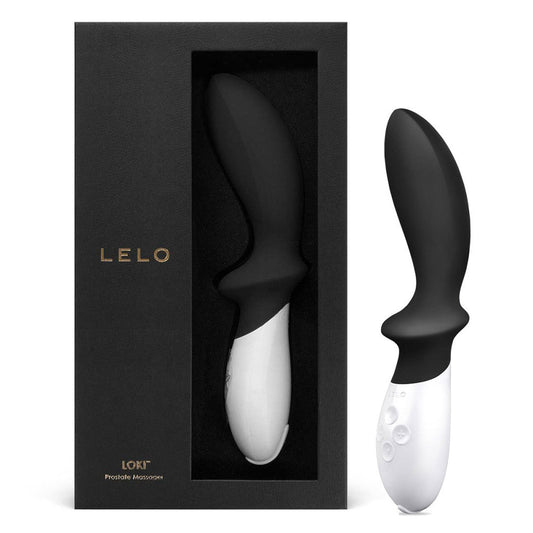 LELO Loki Vibrating Prostate Massager Obsidian Black