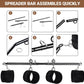 VelvetSpread Adjustable BDSM Spreader Bar with Cuffs