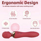 VortexDuo Vibrador varita 2 en 1 doble motor 12 velocidades resistente al agua